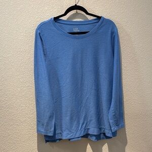 croft & barrow Light Blue Crewneck Long Sleeve Top Size XL
